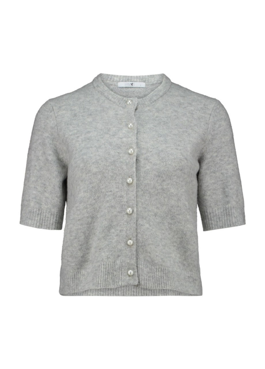 HAILY'S Strickjacke 'Perla' – Grau meliert