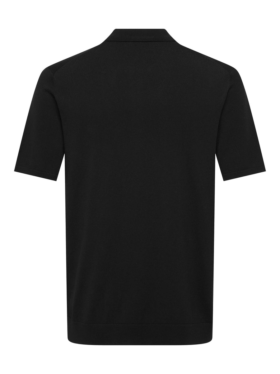 ONLY & SONS Pullover 'Onswyler Kurzarm Zip Polo'