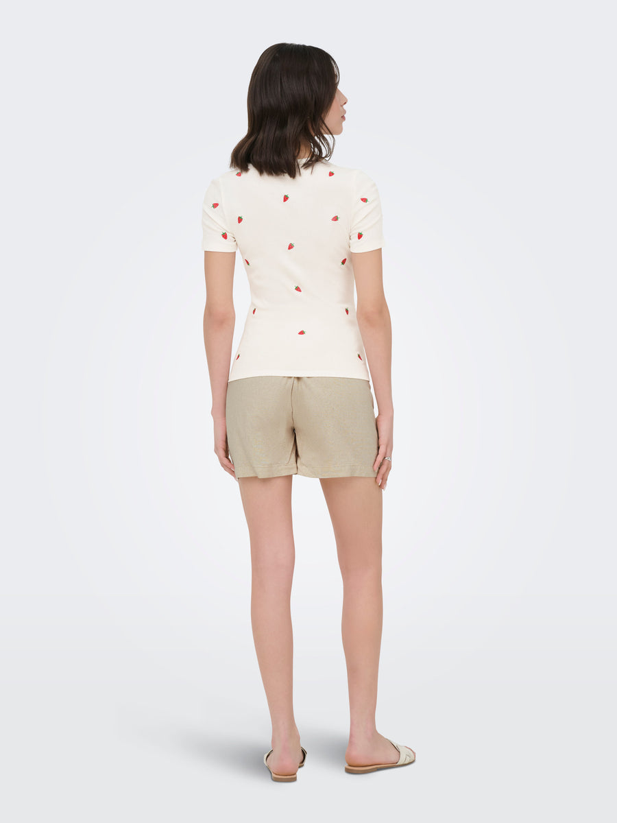JDY T-Shirt 'Lucky Stickerei'