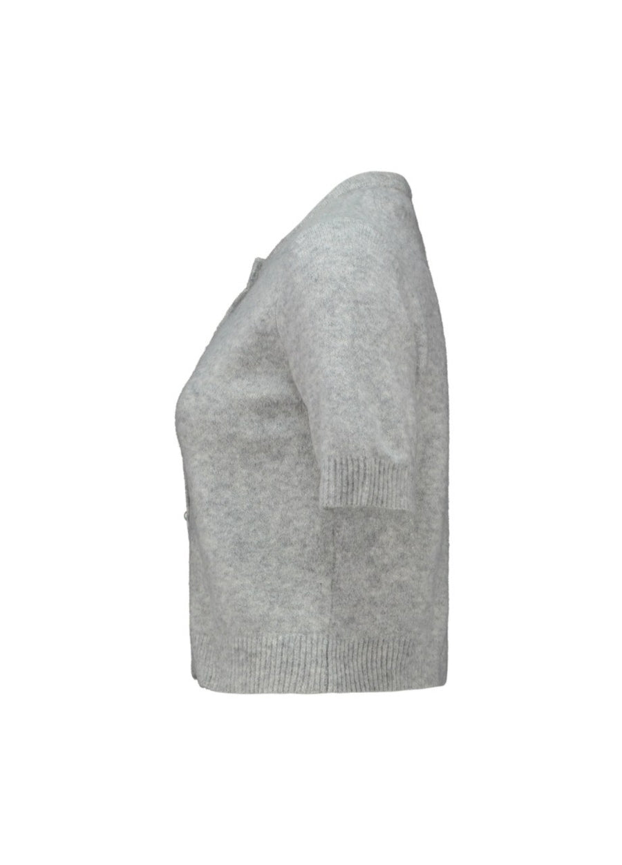 HAILY'S Strickjacke 'Perla' – Grau meliert