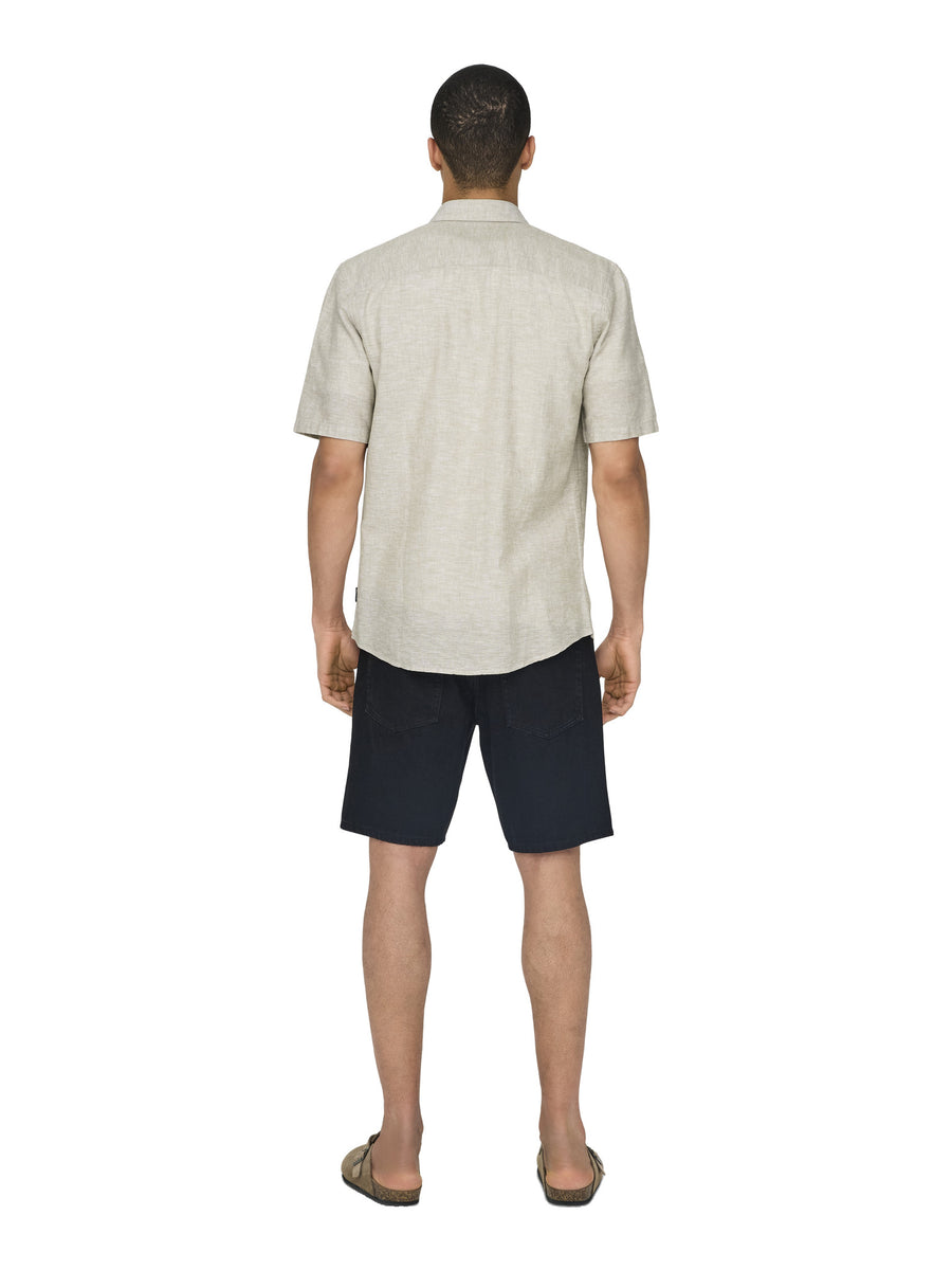 ONLY & SONS Hemd 'Onscaiden Solid Kurzarm'