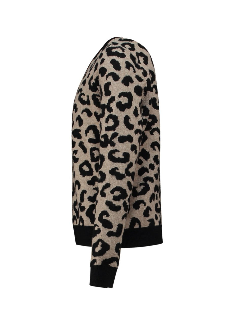 HAILY'S Pullover 'Alea' – Beige Leo