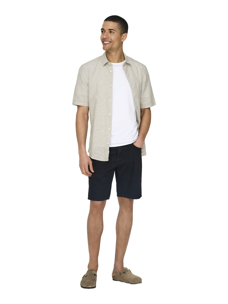 ONLY & SONS Hemd 'Onscaiden Solid Kurzarm'