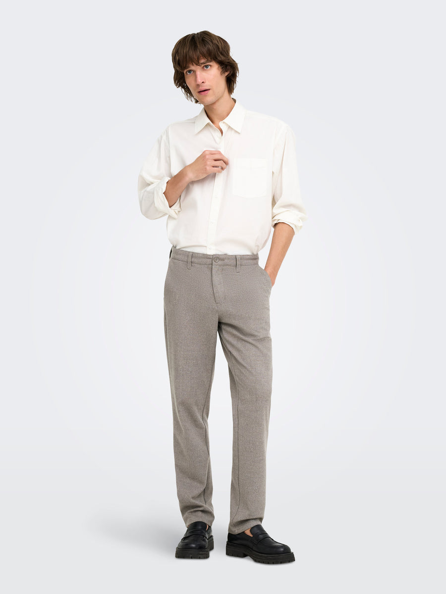 ONLY & SONS Hose 'Onsmark Tapered Brush Pique'