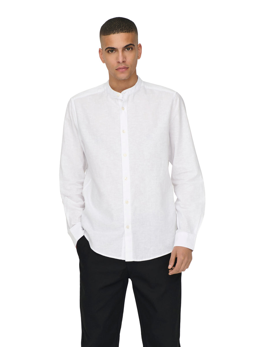 ONLY & SONS Hemd 'Onscaiden Stehkragen'