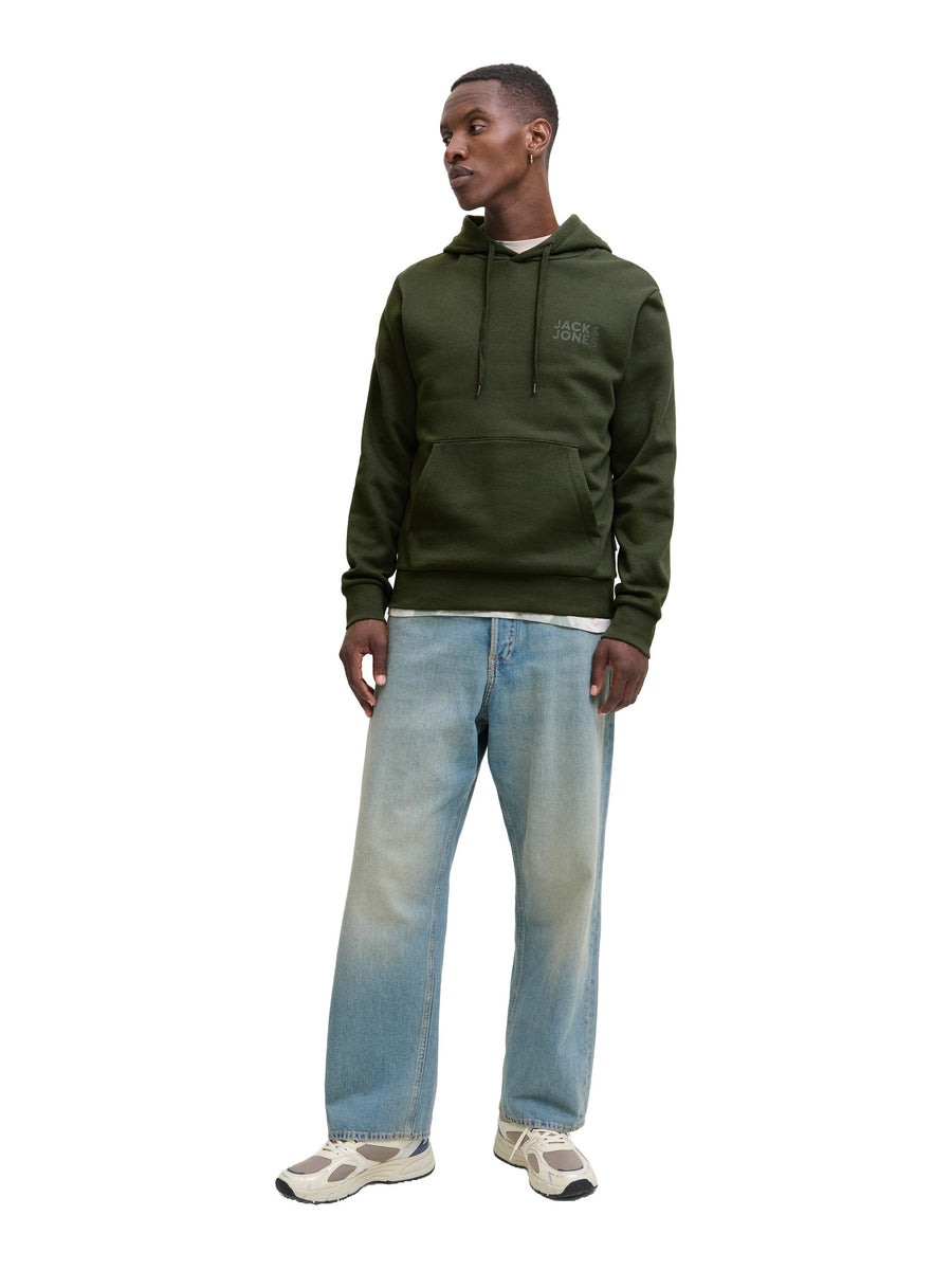 JACK & JONES Pullover 'Corp Logo Sweat Kapuze'