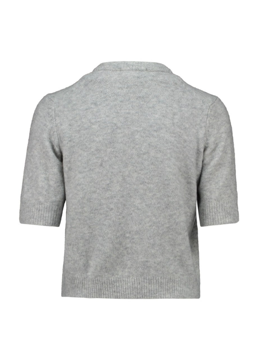 HAILY'S Strickjacke 'Perla' – Grau meliert