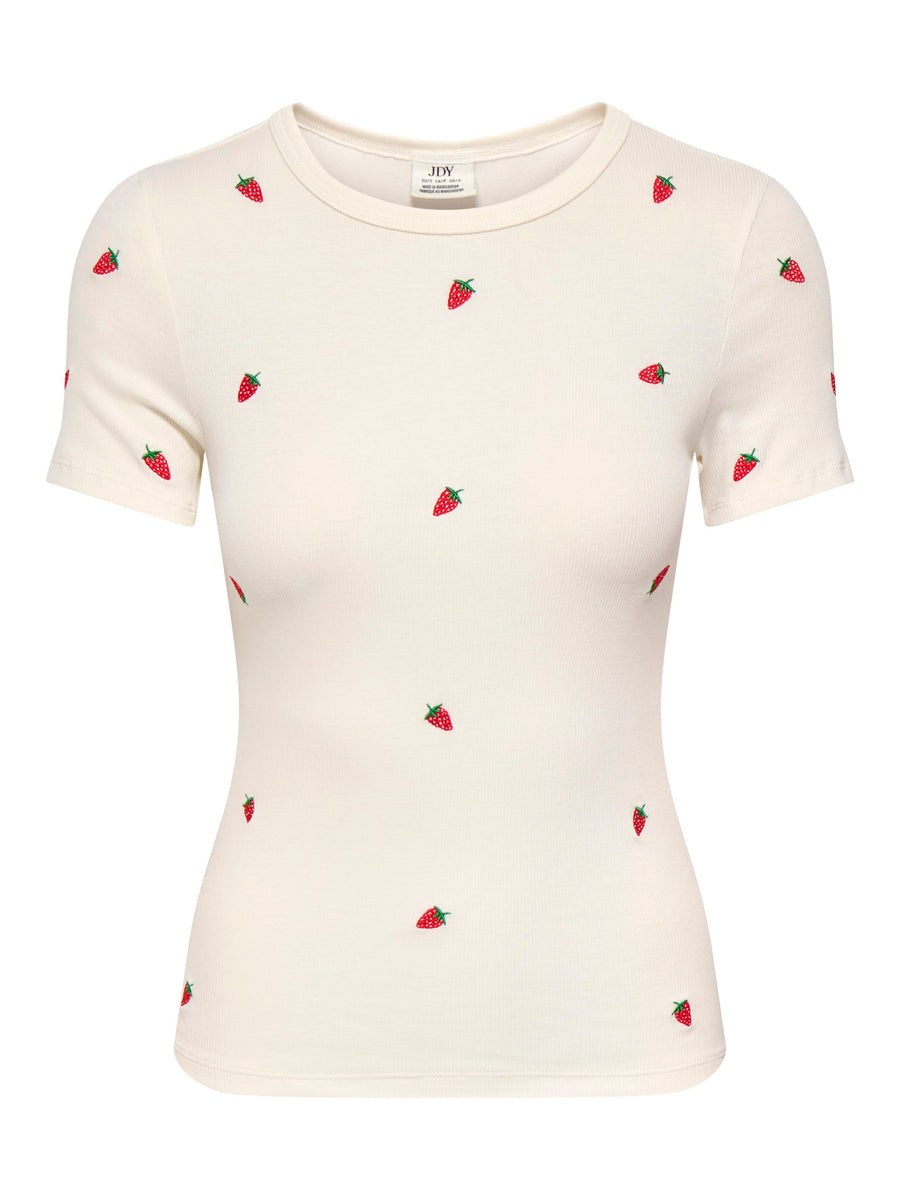 JDY T-Shirt 'Lucky Stickerei'