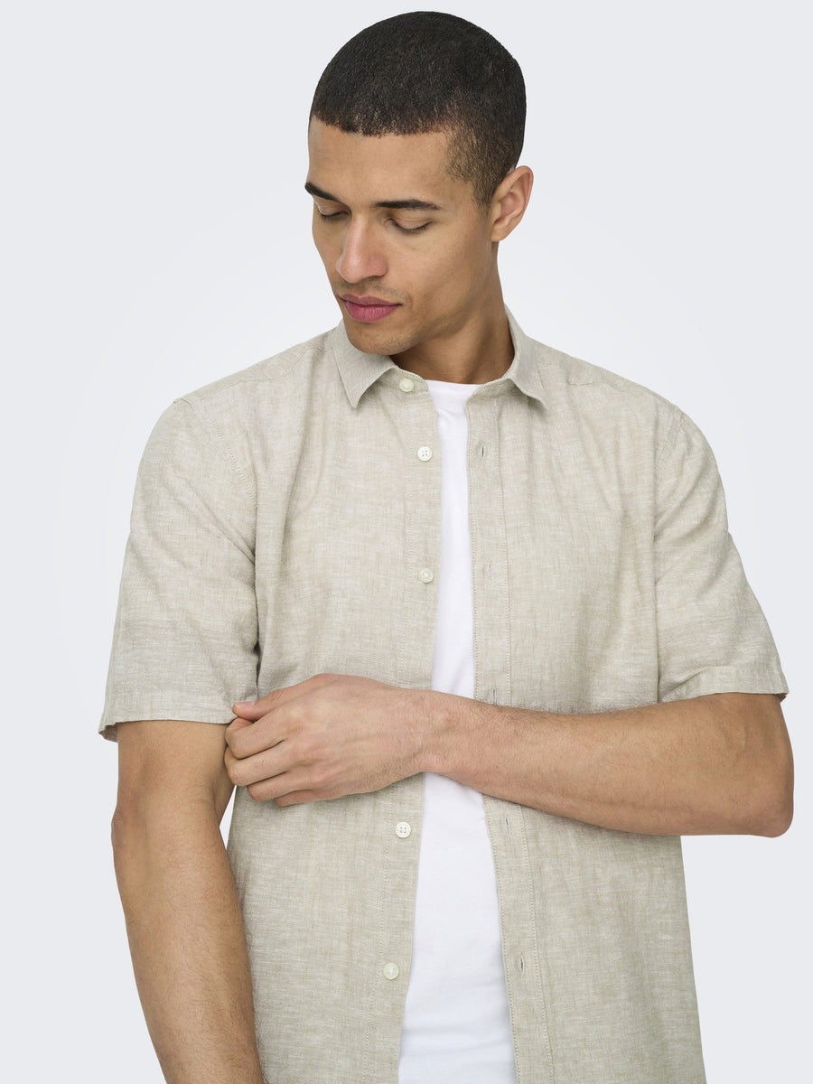 ONLY & SONS Hemd 'Onscaiden Solid Kurzarm'