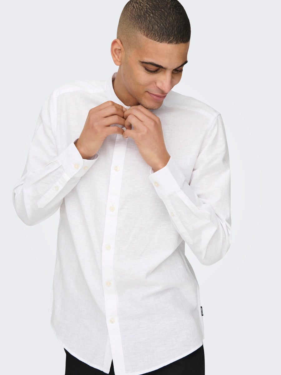 ONLY & SONS Hemd 'Onscaiden Stehkragen'